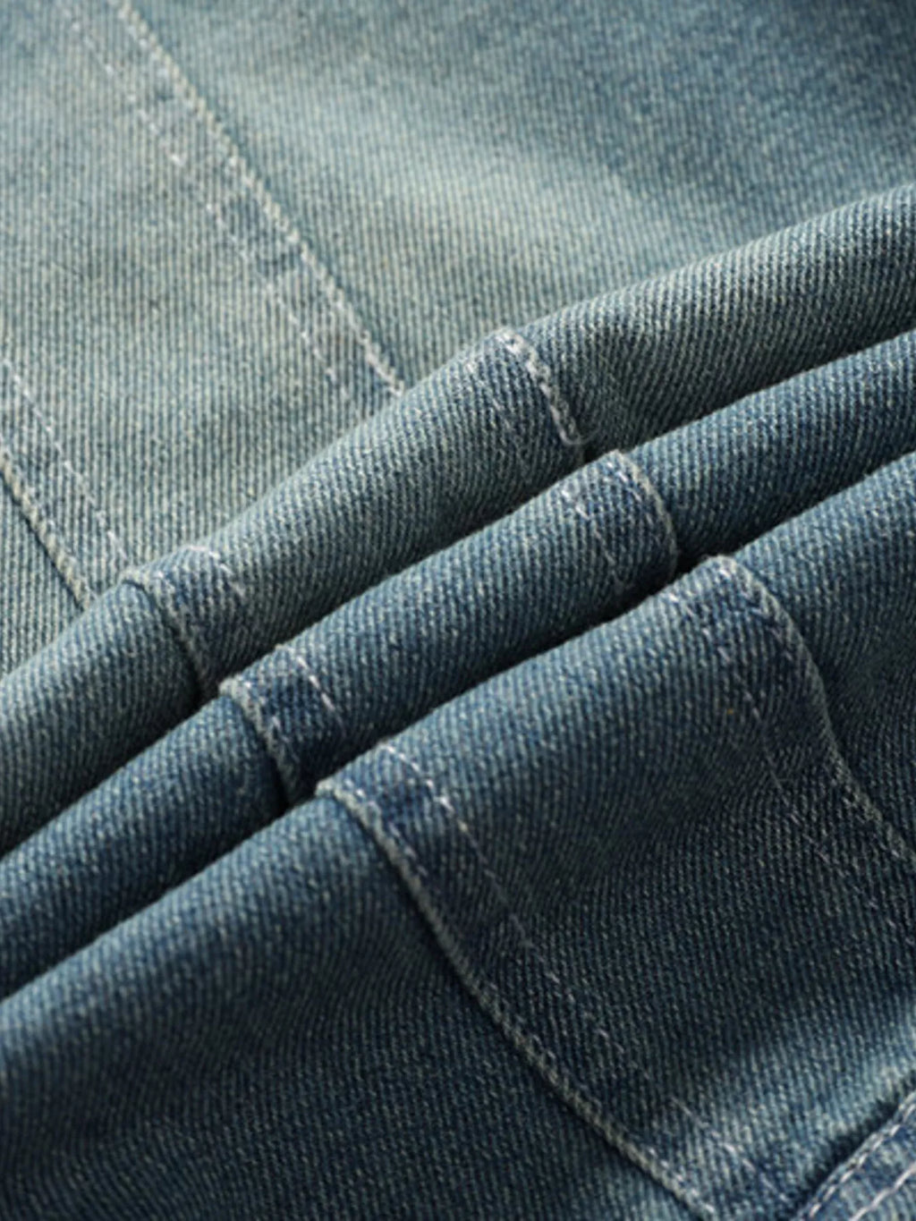 Men's Full Size Faux Fur Collar Denim Jacket Plus Size