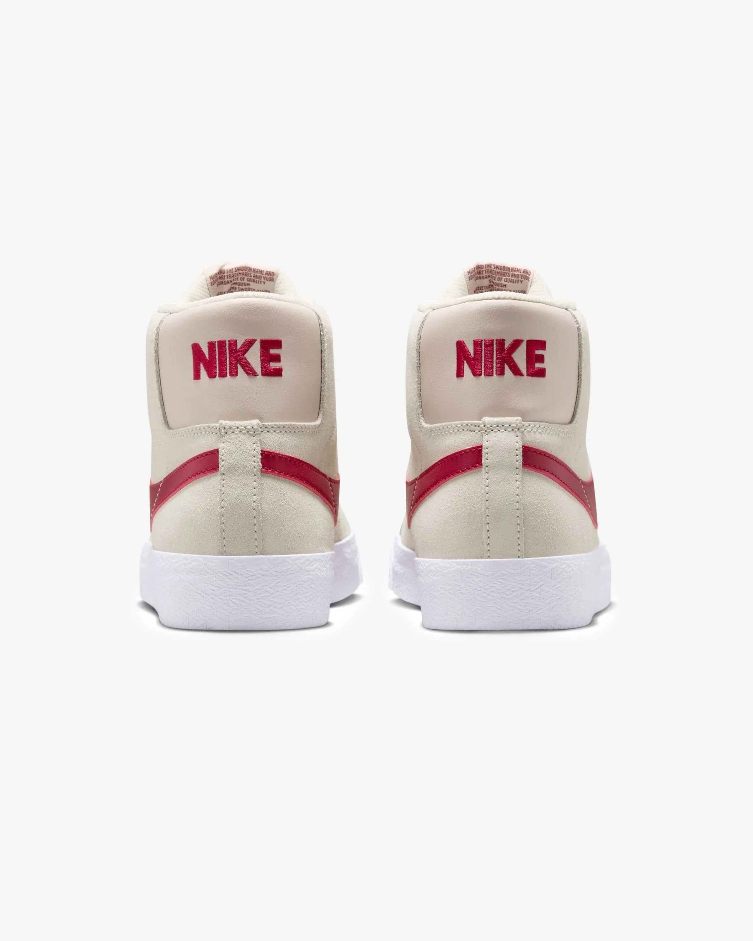 NIKE SB ZOOM BLAZER MID - PALEIVORY/ NOBLERED