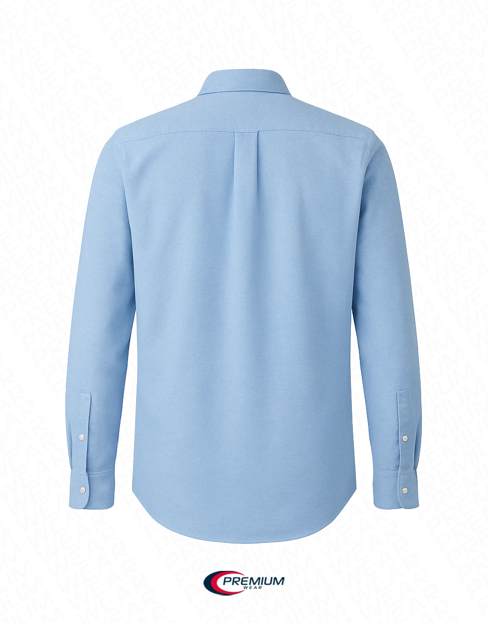 Men's Long Sleeve Oxford Shirt - Single