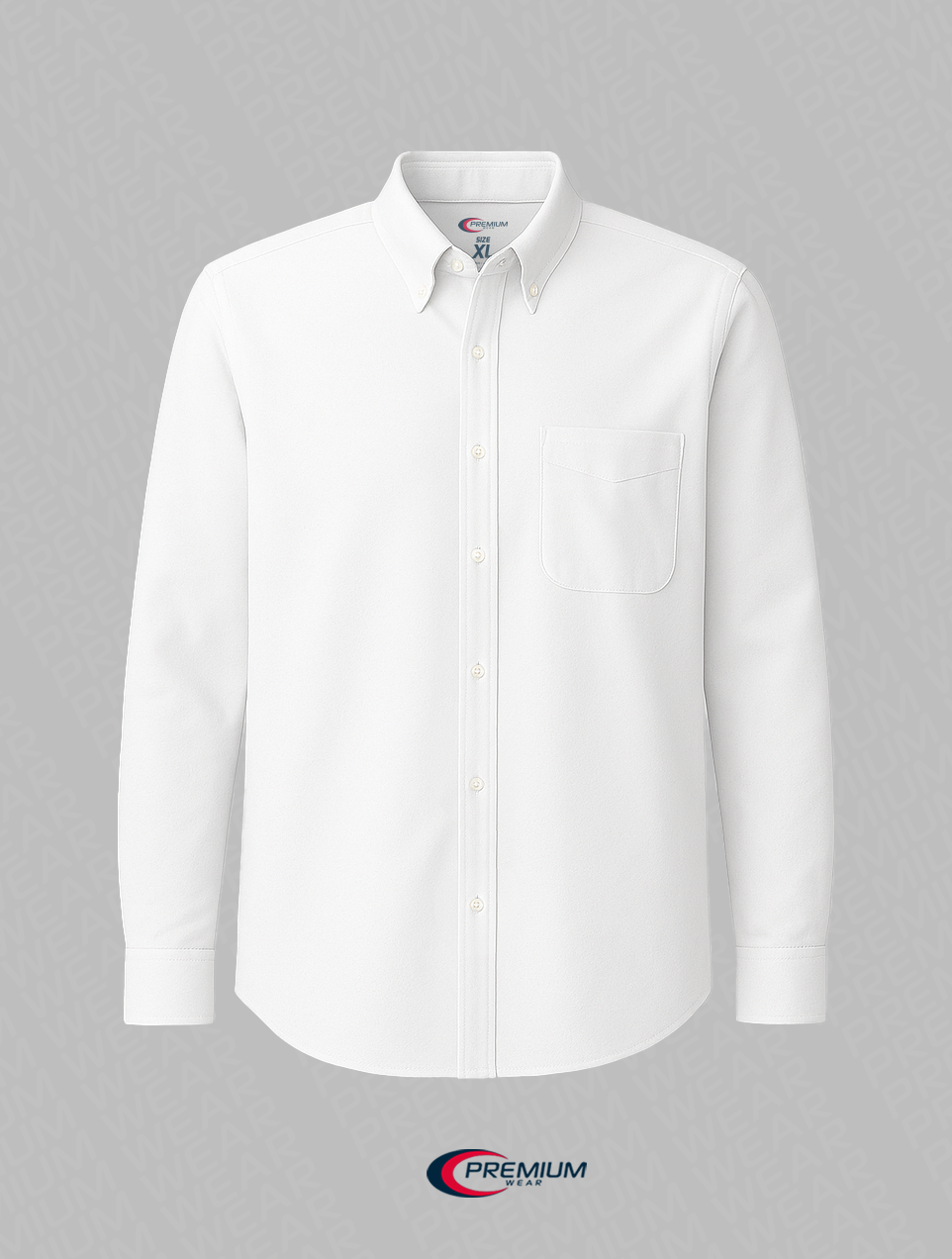 Men's Long Sleeve Oxford Shirt - Single