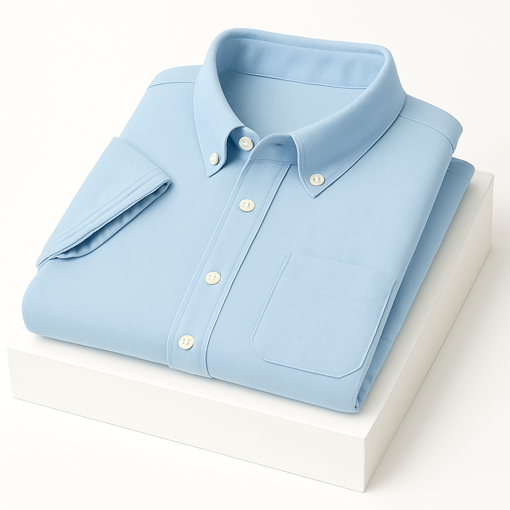Men's Long Sleeve Oxford Shirt - Single